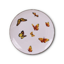 Cargar imagen en el visor de la galería, Vajilla Mariposas Otoño (Set de 3 platos)