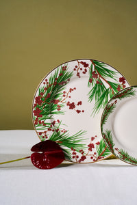 Plato Trinche Navidad Verde