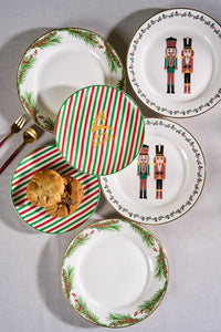 Plato Ensalada Navidad Verde